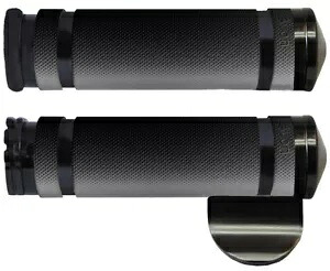 Avon Air-SS ブラック ハンドルバー グリップ (スロットル アシスト付き) (AIR-99-ANO-BOSS) Avon Air-SS Black Handlebar Grips w/Throttle Assist (AIR-99-ANO-BOSS) 【並行輸入品】