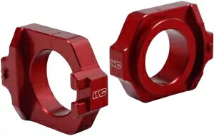 Works Connection レッド エリート アクスル ブロック (17-205) Works Connection Red Elite Axle Blocks (17-205) 【並行輸入品】