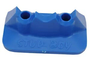 Stud Boy Pro+ SuperLite ダブルバッカー プレート Hi-Vis ブルー 24 個パック (2522-P1-HVB) Stud Boy Pro+ SuperLite Double Backer Plates Hi-Vis Blue 24pk (2522-P1-HVB) 【並行輸入品】