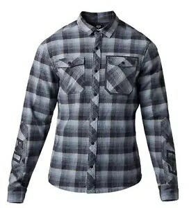 フォックス レーシング ディフェンド ドライブ ウィンドブロック メンズ SNX フランネル シャツ ガンメタル Fox Racing Defend Drive Windblock Mens SNX Flannel Shirt Gunmetal 【並行輸入品】