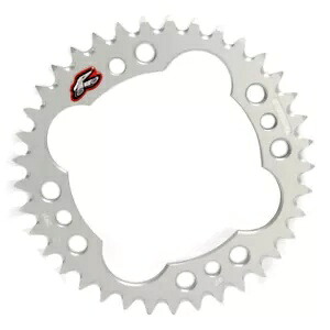 Renthal 超軽量アルミ リア スプロケット シルバー 37 歯 (437U-520-37GBSI) Renthal Ultralight Aluminum Rear Sprocket Silver 37 Tooth (437U-520-37GBSI) 【並行輸入品】