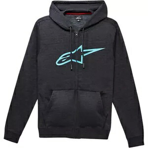 アルパインスターズ エイジレス II メンズ ジップ アップ フーディ チャコール/ターコイズ Alpinestars Ageless II Mens Zip Up Hoody Charcoal/Turquoise 【並行輸入品】