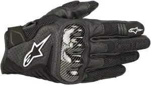 Alpinestars SMX-1 Air V2 メンズ レザー オートバイ グローブ ブラック Alpinestars SMX-1 Air V2 Mens Leather Motorcycle Gloves Black 【並行輸入品】