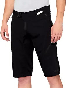 100% Airmatic メンズ マウンテン バイク ショーツ ブラック 100% Airmatic Mens Mountain Bike Shorts Black 【並行輸入品】