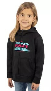 FXR レース ディビジョン テック トドラー 23 ジップ アップ フーディ ブラック/ナイトクラブ FXR Race Division Tech Toddler 23 Zip Up Hoody Black/Nightclub 【並行輸入品】