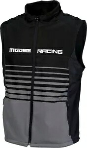 Moose Racing Moto メンズ ベスト ブラック Moose Racing Moto Mens Vest Black 【並行輸入品】