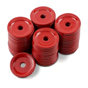 Woodys ラウンド グランド ディガー レッド アルミニウム バッカー サポート プレート 48 個パック (ARG-3790-48) Woodys Round Grand Digger Red Aluminum Backer Support Plates 48pk (ARG-3790-48) 【並行輸入品】