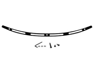 Memphis Shades ステンレススチール フロントガラス トリム ブラック スロット付き (MEB0974) Memphis Shades Stainless Steel Windshield Trim Black w/Slots (MEB0974) 【並行輸入品】