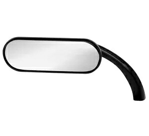アレンネス マイクロミニ オーバル ブラック 左ミラー (13-412) Arlen Ness Micro Mini Oval Black Left Mirror (13-412) 【並行輸入品】