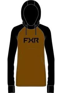 FXR トレーナー ライト プレミアム ウィメンズ プルオーバー フーディ ブラック/コッパー FXR Trainer Lite Premium Womens Pullover Hoody Black/Copper 【並行輸入品】