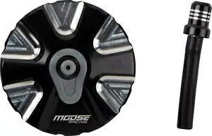 Moose Racing ブラック アルミニウム ガス キャップ (T03-5111BK) Moose Racing Black Aluminum Gas Cap (T03-5111BK) 【並行輸入品】