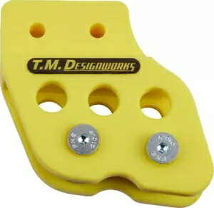 TM デザインワークス ATV リア イエロー チェーン ガイド (RCG-002-YL) TM Designworks ATV Rear Yellow Chain Guide (RCG-002-YL) 【並行輸入品】