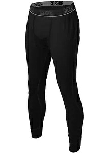 FXR ヴェイパー メリノ 21 メンズ ベース レイヤー パンツ ブラック FXR Vapour Merino 21 Mens Base Layer Pants Black 【並行輸入品】
