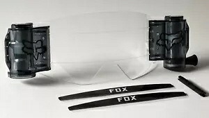 Fox Racing Vue ゴーグル TVS 交換用ロールオフ システム キット クリア Fox Racing Vue Goggle TVS Replacement Roll-Off System Kit Clear 【並行輸入品】