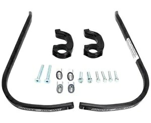 Moose Racing コンター ブラック ハンドガード 1 1/8 インチ レンタル ツインウォール用 (50-6206) Moose Racing Contour Black Handguards for 1 1/8\