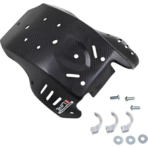 Moose Racing カーボンファイバー スキッド プレート 20-21 350 XCF-W/FE 350 (MSP2316W) 用 Moose Racing Carbon Fiber Skid Plate for 20-21 350 XCF-W/FE 350 (MSP2316W) 【並行輸入品】
