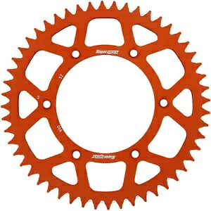 Supersprox オレンジ アルミニウム リア スプロケット 52 歯 (RAL-990-52-ORG) Supersprox Orange Aluminum Rear Sprocket 52 Tooth (RAL-990-52-ORG) 【並行輸入品】