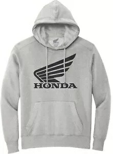 ライセンスホンダウイングメンズプルオーバーパーカーグレー/ブラック Licensed Honda Wing Mens Pullover Hoody Gray/Black 【並行輸入品】