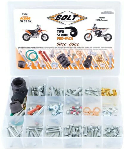 ボルト KTM 50cc-65cc 2 ストローク ユーロスタイル プロ パック (EUPP-50/65) Bolt KTM 50cc-65cc 2-Stroke Euro Style Pro Pack (EUPP-50/65) 【並行輸入品】