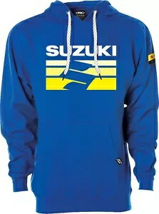 Factory Effex スズキ フェード メンズ プルオーバー フーディー ブルー Factory Effex Suzuki Fade Mens Pullover Hoody Blue 【並行輸入品】