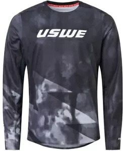 USWE ロック エア メンズ MX オフロード ジャージ ブラック USWE Rok Air Mens MX Offroad Jersey Black 【並行輸入品】