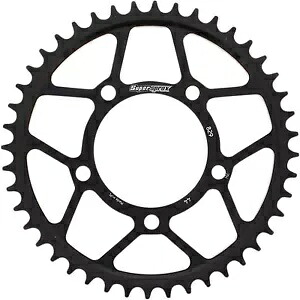 Supersprox 44 歯レーシング スチール リア スプロケット (RFE-829-44-BLK) Supersprox 44 Tooth Racing Steel Rear Sprocket (RFE-829-44-BLK) 【並行輸入品】
