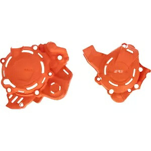 Acerbis X-Power オレンジ クラッチ/イグニッション カバー キット (2981475226) Acerbis X-Power Orange Clutch/Ignition Cover Kit (2981475226) 【並行輸入品】