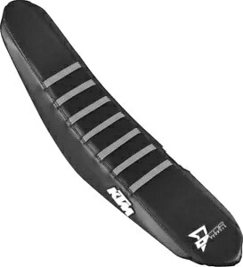 D'Cor Visuals KTM ブラック/グレー リブ シート カバー (30-30-314) D'Cor Visuals KTM Black/Gray Ribbed Seat Cover (30-30-314) 【並行輸入品】 42,185円