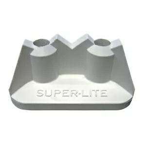 Stud Boy Pro+ SuperLite ホワイト プラスチック ダブルバッカー プレート 24 個パック (2522-P1-WHT) Stud Boy Pro+ SuperLite White Plastic Double Backer Plates 24pk (2522-P1-WHT) 【並行輸入品】