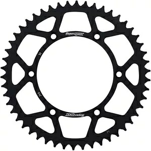 Supersprox ブラック アルミニウム リア スプロケット 50 歯 (RAL-245-50-BLK) Supersprox Black Aluminum Rear Sprocket 50 Tooth (RAL-245-50-BLK) 【並行輸入品】