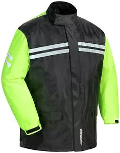 ツアーマスター シールド メンズ 2 ピース レイン スーツ ブラック/ハイビズ Tourmaster Shield Mens 2-Piece Rain Suit Black/Hi-Vis 【並行輸入品】