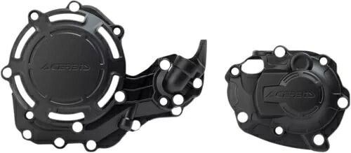 Acerbis X-Power ブラック エンジン カバー キット (2791690001) Acerbis X-Power Black Engine Cover Kit (2791690001) 【並行輸入品】