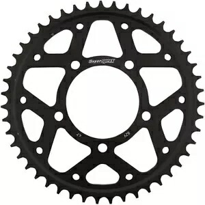 Supersprox 47 歯レーシング スチール リア スプロケット (RFE-829-47-BLK) Supersprox 47 Tooth Racing Steel Rear Sprocket (RFE-829-47-BLK) 【並行輸入品】