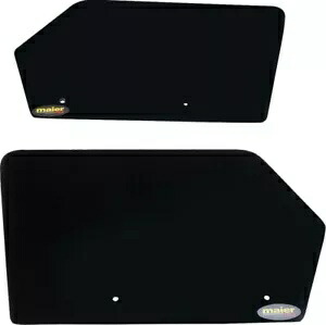 Maier ブラック プラスチック リア ナンバー プレート (194670) Maier Black Plastic Rear Number Plates (194670) 【並行輸入品】
