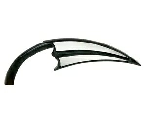 アレンネス マイクロミラースクープ ブラック 右 (13-029) Arlen Ness Micro Mirror Scoop Black Right (13-029) 【並行輸入品】