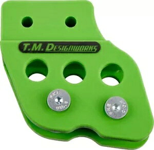 TM Designworks ATV リア グリーン チェーン ガイド (RCG-002-GR) TM Designworks ATV Rear Green Chain Guide (RCG-002-GR) 【並行輸入品】