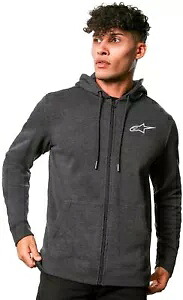 アルパインスターズ エイジレス チェスト メンズ ジップ アップ フーディ チャコール Alpinestars Ageless Chest Mens Zip Up Hoody Charcoal 【並行輸入品】