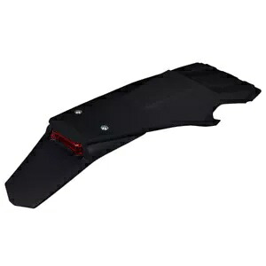 UFO ブラック プラスチック リア フェンダー ライト付き (HU03398001) UFO Black Plastic Rear Fender w/Light (HU03398001) 【並行輸入品】