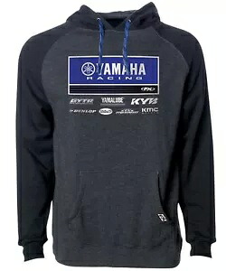 Factory Effex Yamaha Racewear メンズ プルオーバー フーディ チャコール/ブラック Factory Effex Yamaha Racewear Mens Pullover Hoody Charcoal/Black 【並行輸入品】