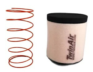 ケージ付きツインエアバックファイアエアフィルター (156087P) Twin Air Backfire Air Filter w/Cage (156087P) 【並行輸入品】