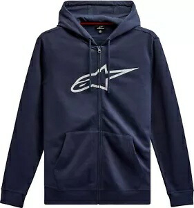 アルパインスターズ エイジレス II メンズ ジップ アップ フーディ ネイビー/グレー Alpinestars Ageless II Mens Zip Up Hoody Navy/Gray 【並行輸入品】