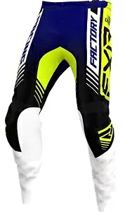 FXR クラッチ プロ 23 メンズ MX オフロード パンツ ミッドナイト/ハイビズ/ホワイト FXR Clutch Pro 23 Mens MX Offroad Pants Midnight/Hi-Vis/White 【並行輸入品】