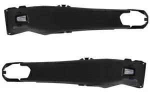 Acerbis ブラック プラスチック スイングアーム ガード (2977590001) Acerbis Black Plastic Swingarm Guards (2977590001) 【並行輸入品】