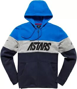 Alpinestars Grupo メンズ ジップ アップ フーディ ブルー/ネイビー Alpinestars Grupo Mens Zip Up Hoody Blue/Navy 【並行輸入品】