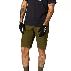 Fox Racing Ranger Lite 20 メンズ MTB マウンテン バイク ショーツ ライナー付き オリーブ グリーン Fox Racing Ranger Lite 20 Mens MTB Mountain Bike Shorts w/Liner Olive Green 【並行輸入品】