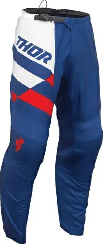 トール セクター チェッカー メンズ MX オフロード パンツ ネイビー/レッド Thor Sector Checker Mens MX Offroad Pants Navy/Red 【並行輸入品】