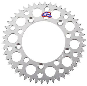 Renthal 超軽量アルミ リア スプロケット シルバー 48 歯 (192U-420-48GPSI) Renthal Ultralight Aluminum Rear Sprocket Silver 48 Tooth (192U-420-48GPSI) 【並行輸入品】