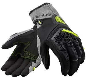 Rev'It Mangrove メンズ テキスタイル オートバイ グローブ シルバー/ブラック Rev'It Mangrove Mens Textile Motorcycle Gloves Silver/Black 【並行輸入品】