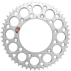 Renthal 超軽量アルミ リア スプロケット シルバー 50 歯 (224U-520-50GPSI) Renthal Ultralight Aluminum Rear Sprocket Silver 50 Tooth (224U-520-50GPSI) 【並行輸入品】