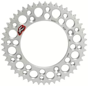 Renthal 超軽量アルミニウム リア スプロケット シルバー 48 歯 (441U-428-48GPSI) Renthal Ultralight Aluminum Rear Sprocket Silver 48 Tooth (441U-428-48GPSI) 【並行輸入品】